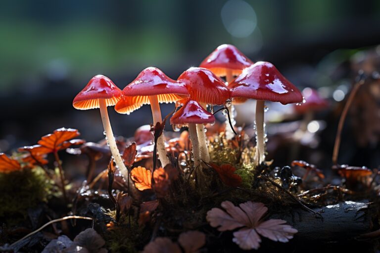 hongos de psilocibina, una de las drogas psicódelicas más conocida