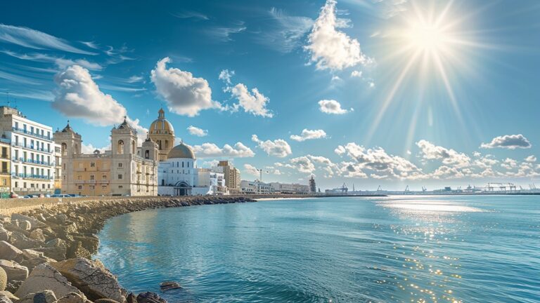 vista aérea del Centro de desintoxicación en Cádiz