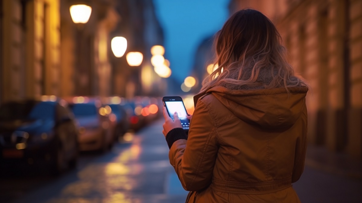 Una mujer utilizando telecoca para conseguir cocaína