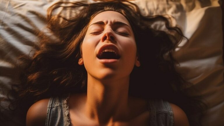 una mujer con adicción a la masturbación