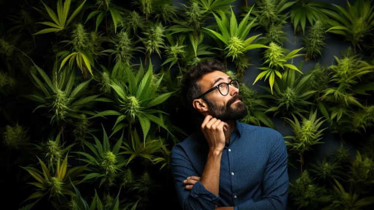 Una persona pensando en dejar los porros y la marihuana de golpe