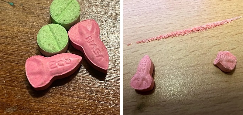 La cocaína rosa puede encontrarse en forma de polvo o pastillas